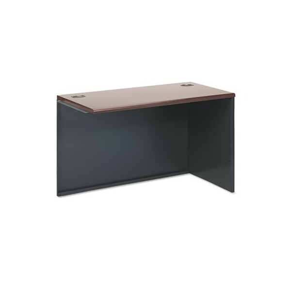 HON, 38000 Series Return Shell, Right, 48w X 24d X 29-1/2h, Mahogany/charcoal